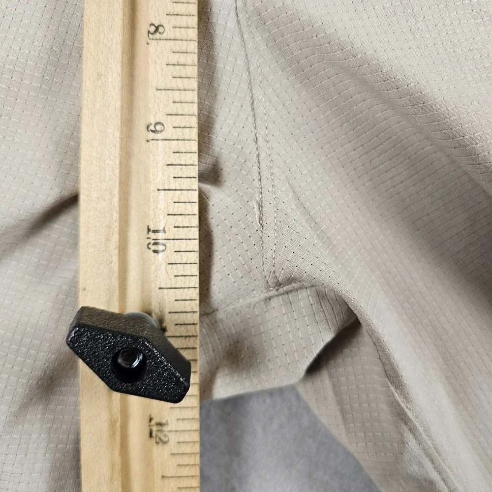Lululemon Commission Slim Fit Pants Mens 31xx30 Beige Ventlight Chino Stretch